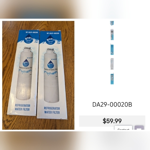 Water filter for refrigerator Samsung DA29-00020B  lot of 2 - Picture 1 of 8
